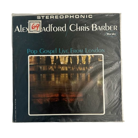 Alex Bradford And Chris Barber Pop Gospel Live From London Album 1963 LP 1069 - Picture 1 of 4